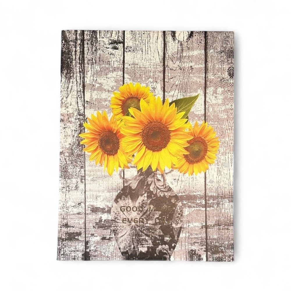 Sunflower Wall Art with Vase